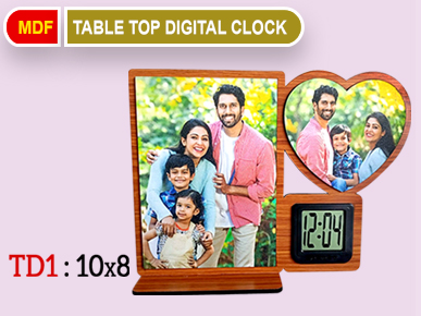 MDF Table Top Digital Clock -TD1