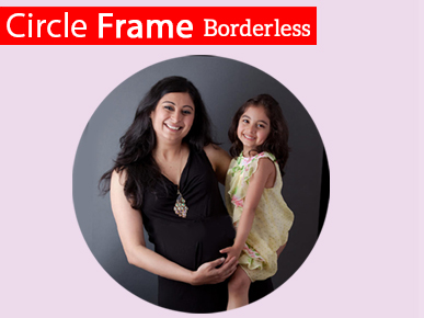 Acrylic Circle Frame Borderless